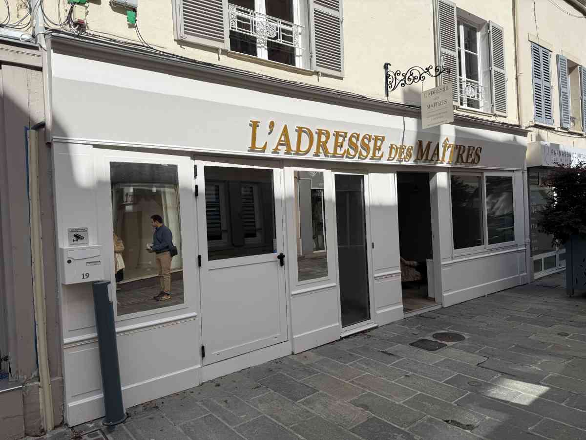 Adresse des Maitres - Enseigne lettre découpée - Dreux 28